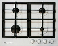 Картинка Встраиваемая газовая варочная панель (поверхность) Electronicsdeluxe TG4 750231F-024 (белый