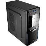 Корпус с блоком питания AeroCool V3X Evil Blue Edition 500W