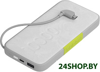 InstantGo Built-in USB-C 10000mAh (белый)