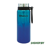 Картинка Термос Sakura TH-03-1000BL (голубо-синий)