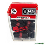Картинка Набор бит Milwaukee TX40 (25 предметов) (4932430889)
