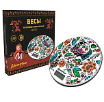 Картинка Кухонные весы Матрена МА-197 городецкая роспись (8115)