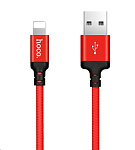 Картинка Кабель Hoco X14 Lightning (2 м, красный)