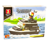 Картинка Конструктор Sluban M38-B1700 Патрульный катер (военной полиции)