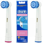 Картинка Насадка для зубных щеток Braun Oral-B Sensitive (2 шт)