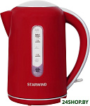 Картинка Чайник StarWind SKG1021 (красный/серый)