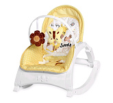 Картинка Шезлонг Lorelli Enjoy 2020 Yellow Giraffe (10110112035)