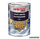 Картинка Грунт-эмаль Master Prime По ржавчине 3 в 1 молотковая 2 л (серый)