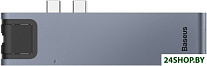 Картинка USB-хаб Baseus CAHUB-L0G