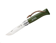 Картинка Складной нож Opinel N°8 Khaki с темляком