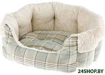 Картинка Лежанка для животных Ferplast Etoile 6 [83506023] (с мехом, зеленый)