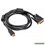 Картинка Кабель Buro HDMI-19M-DVI-D-1.8m 24M/19M (1.8 м)