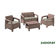 Картинка Набор садовой мебели Curver Corfu set (капучино/песочный) [227640]