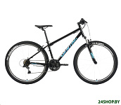 Картинка Велосипед Forward Sporting 27.5 1.0 р.15 2022 (черный/бирюзовый)