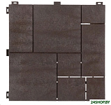 Картинка Плитка садовая Multy Home Stone Mosaic EU5100303 (6шт, кофейный)