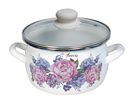 Картинка Кастрюля Omelia Гортензия 1-2415112 1.5 л