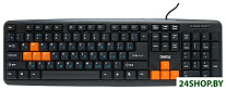 Картинка Клавиатура проводная Dialog KS-020U Black-Orange