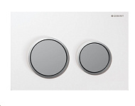 Картинка Панель смыва Geberit Omega 20 115.085.KL.1 (белый/хром матовый)
