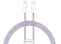 Картинка Кабель Baseus Lightning - USB Type-C CALD000005 (1 м, фиолетовый)