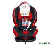 Картинка Детское автокресло Siger Disney Кокон Isofix (тачки спидометр/красный)