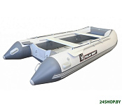 Картинка Надувная лодка Polar Bird Merlin PB-385M ПБ62 НДНД (серый/белый)