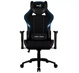 Картинка Кресло AeroCool AERO 1 Alpha (черный/синий)