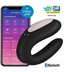 Satisfyer Вибратор для пар Double Joy с управлением через приложение чёрный