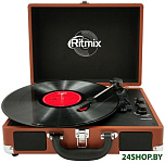 Картинка Виниловый проигрыватель Ritmix LP-160B (коричневый)