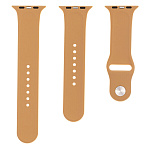 Картинка Ремешок Evolution AW44-S01 для Apple Watch 42/44 мм (nut brown)