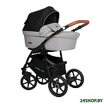 Картинка Детская универсальная коляска RIKO Basic Bella Lux 2 в 1 (02, серый)