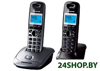 Картинка Радиотелефон Panasonic KX-TG2512RU1 Серый металлик