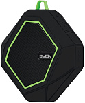 Картинка Беспроводная колонка SVEN PS-77 (черный/зеленый)