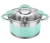 Картинка Кастрюля LARA MINT LR02-545 (нержавеющая сталь)