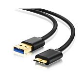Картинка Кабель UGREEN US130 10841 1.0м (черный)