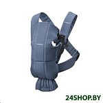 Картинка Рюкзак-переноска BABYBJORN Mini Cotton vintage indigo