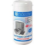 Картинка Влажные чистящие салфетки универсальные в тубе Defender CLN30100 (110шт)