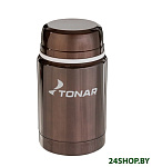 Картинка Термос для еды Тонар HS.TM-036 0.5л (коричневый)