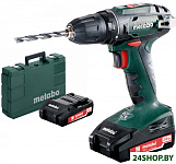 Картинка Дрель-шуруповерт Metabo BS 18 602207950 (с 2-мя АКБ 1.5 Ah, кейс)