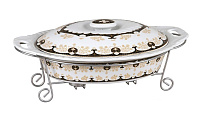 Картинка Мармит керамический с крышкой ROSENBERG R-155018