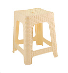 Картинка Табурет квадратный INGREEN RATTAN ING6181БШК (белый шоколад)