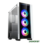 Картинка Корпус DeepCool MATREXX 55 V3 ADD-RGB DP-ATX-MATREXX55V3-AR-WH-3F