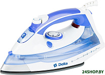 Картинка Утюг Delta DL-711 (белый/фиолетовый)