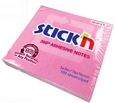 Картинка Блок самоклеящийся бумажный Stickn Hopax 21551 (малиновый)