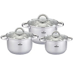Картинка Набор кастрюль BOHMANN BH-06-395