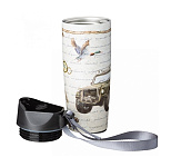 Картинка Термокружка Agness Охота 709-087 380мл (цветной принт)