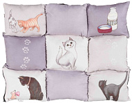 Картинка Подстилка для животных TRIXIE Patchwork 37074 (серый)