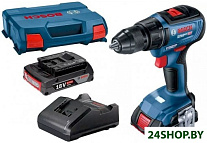 Картинка Дрель-шуруповерт Bosch GSR 18V-50 Professional 06019H5020 (с 2-мя АКБ, кейс)