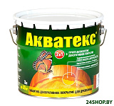 Картинка Пропитка Акватекс Пропитка на алкидной основе (орех, 3 л)