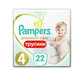 Картинка Трусики Pampers Premium Care Pants 4 Maxi (22 шт)