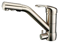 Картинка Смеситель кухонный ZorG CLEAN WATER ZR 400 KF-12 NICKEL